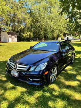Blue 2012 Mercedes-Benz E-Class E 550