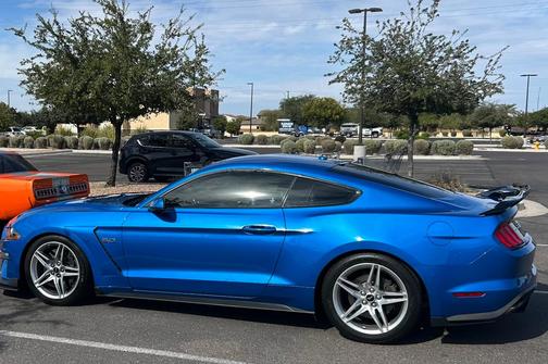 Blue 2019 Ford Mustang GT Premium