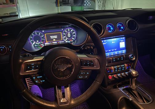 Blue 2019 Ford Mustang GT Premium