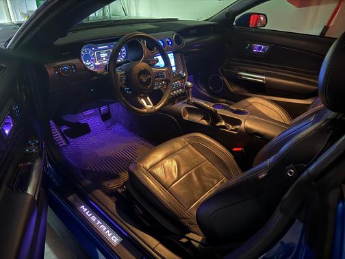 Blue 2019 Ford Mustang GT Premium