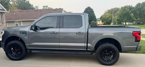 Gray 2025 Ford F-150 Lightning Flash