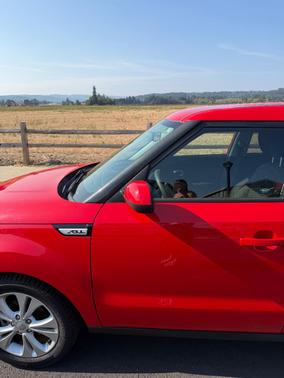 Red 2015 Kia Soul +