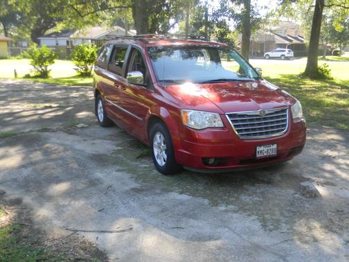 Red 2010 Chrysler Town & Country Touring