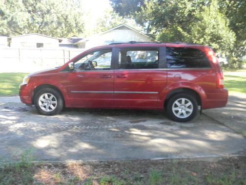 Red 2010 Chrysler Town & Country Touring
