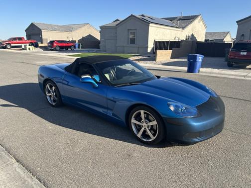 Blue 2009 Chevrolet Corvette Base