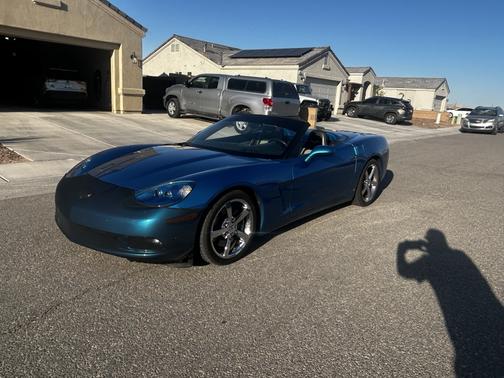 Blue 2009 Chevrolet Corvette Base