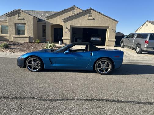 Blue 2009 Chevrolet Corvette Base