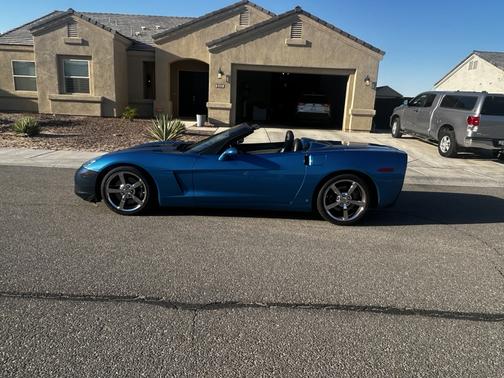 Blue 2009 Chevrolet Corvette Base