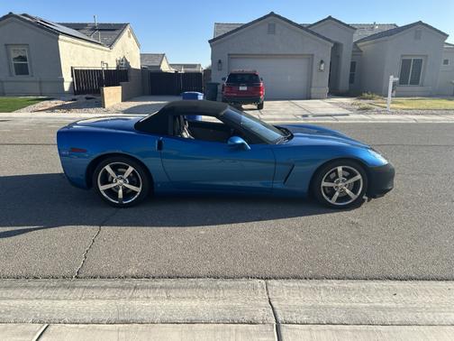 Blue 2009 Chevrolet Corvette Base