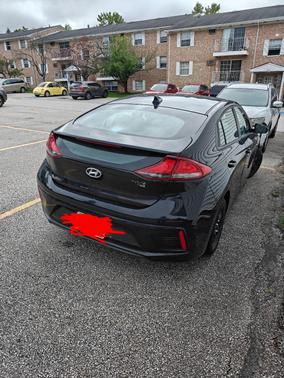 Black 2017 Hyundai IONIQ Hybrid Blue