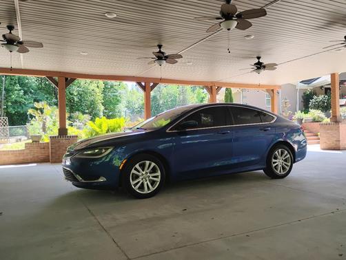 Blue 2015 Chrysler 200 Limited