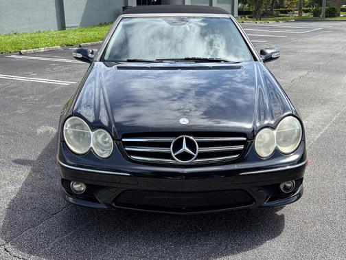 Black 2007 Mercedes-Benz CLK-Class 550 Cabriolet