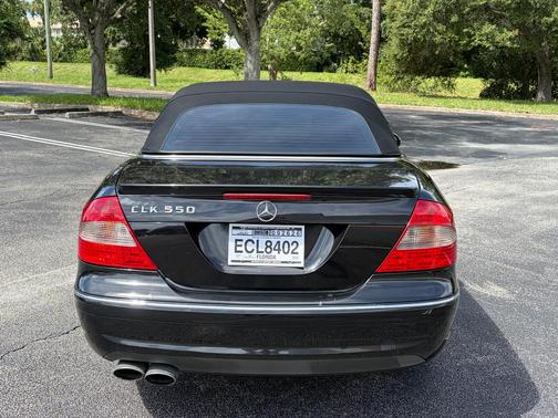 Black 2007 Mercedes-Benz CLK-Class 550 Cabriolet
