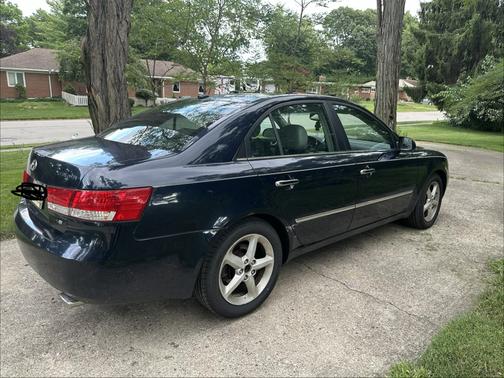 Blue 2008 Hyundai SONATA Limited