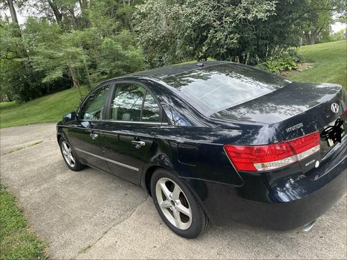 Blue 2008 Hyundai SONATA Limited