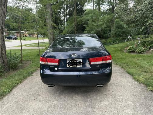 Blue 2008 Hyundai SONATA Limited
