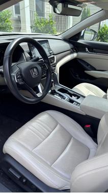 White 2018 Honda Accord EX-L