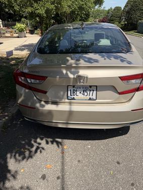 Beige 2018 Honda Accord LX