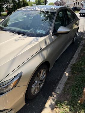 Beige 2018 Honda Accord LX