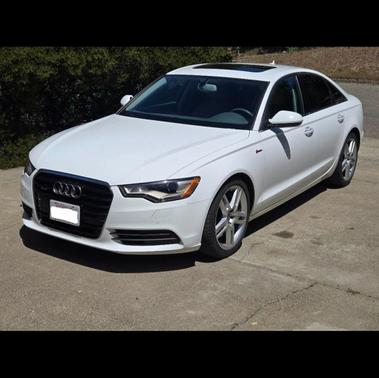 White 2014 Audi A6 3.0T Premium Plus