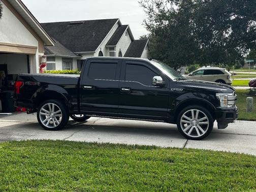 Black 2018 Ford F-150 Platinum