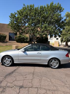 Silver 2006 Mercedes-Benz CLK-Class 350 Cabriolet