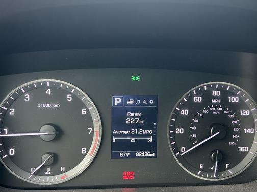 White 2017 Hyundai SONATA Base