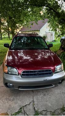 Red 2002 Subaru Outback Base