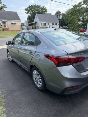Gray 2022 Hyundai Accent SE