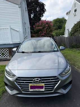 Gray 2022 Hyundai Accent SE