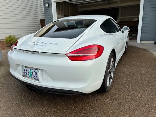 White 2015 Porsche Cayman Cayman S