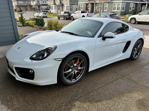 White 2015 Porsche Cayman Cayman S