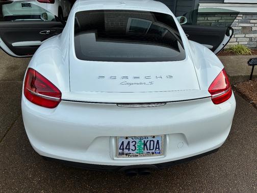 White 2015 Porsche Cayman Cayman S