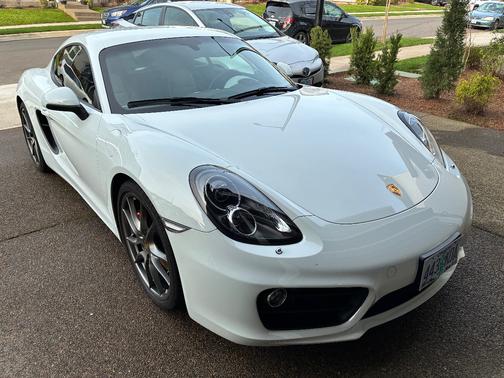 White 2015 Porsche Cayman Cayman S