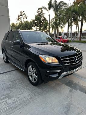 Black 2015 Mercedes-Benz M-Class ML 350