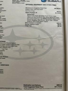 Gray 2019 Subaru WRX STI Base