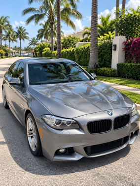 Gray 2016 BMW 528 i