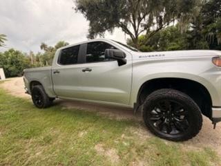 Silver 2021 Chevrolet Silverado 1500 Custom