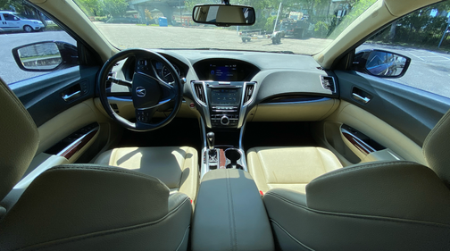 Red 2015 Acura TLX Base