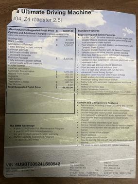 Gray 2004 BMW Z4 2.5i