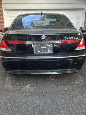 Black 2003 BMW 745 Li
