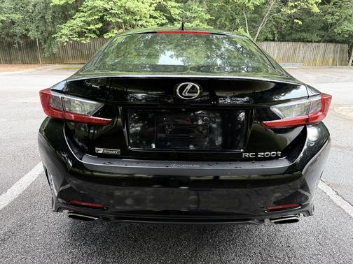 Black 2016 Lexus RC 200t Base