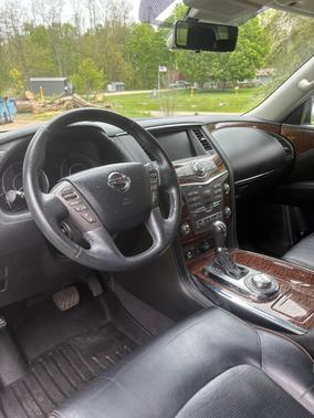 White 2018 Nissan Armada Platinum