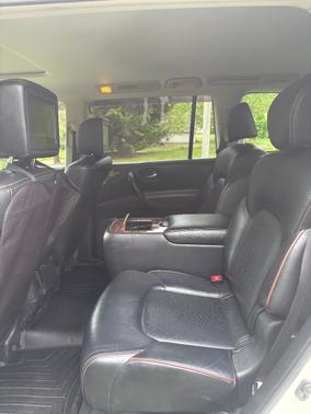 White 2018 Nissan Armada Platinum