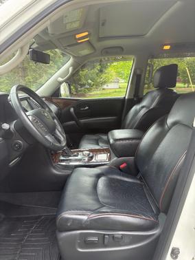 White 2018 Nissan Armada Platinum