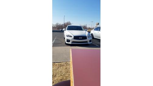 White 2015 INFINITI Q50 Sport