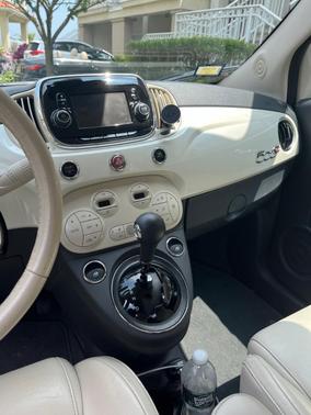 White 2019 FIAT 500C Lounge