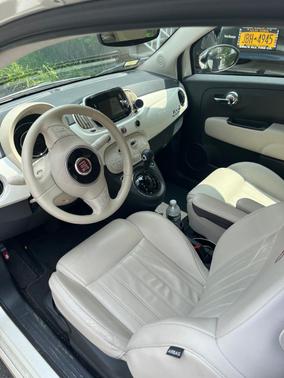 White 2019 FIAT 500C Lounge