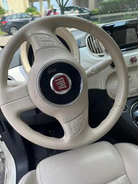 White 2019 FIAT 500C Lounge
