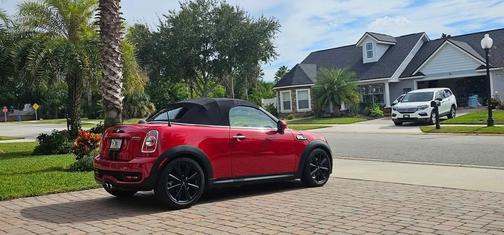 Red 2014 MINI Roadster Cooper S